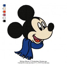 Mickey Mouse 17 Embroidery Design